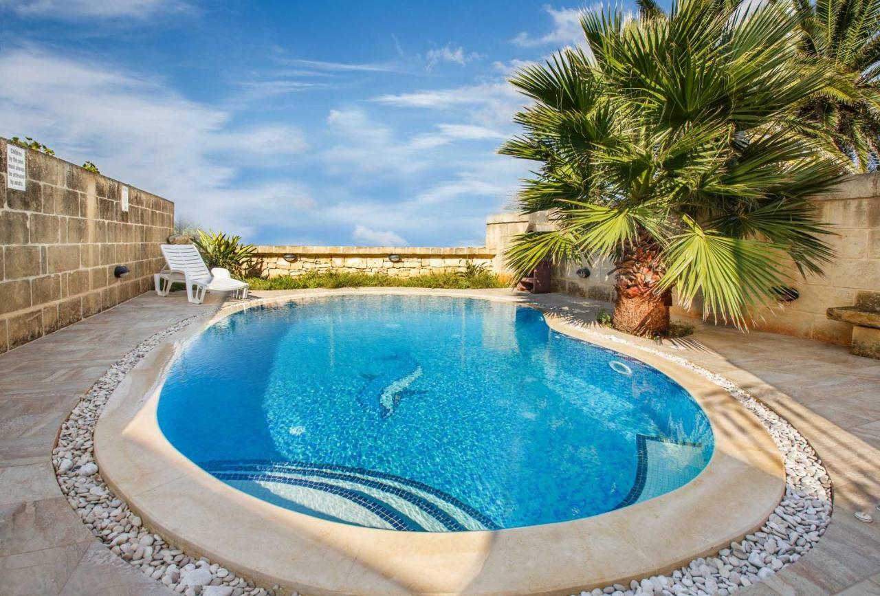 Il-Veduta Holiday Farmhouse With Sunny Private Pool In Island Of Gozo Għarb Zewnętrze zdjęcie